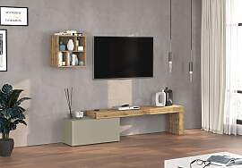 TV-Wand OTTO HOME "Chronos TV-Set, Wohnwand
