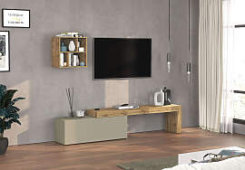 TV-Wand OTTO HOME "Chronos TV-Set, Wohnwand