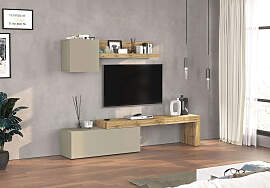TV-Wand OTTO HOME "Chronos TV-Set, Wohnwand