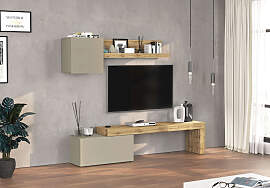 TV-Wand OTTO HOME "Chronos TV-Set, Wohnwand