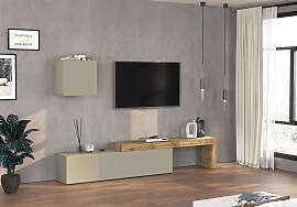 TV-Wand OTTO HOME "Chronos TV-Set, Wohnwand