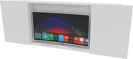 TV-Wandschrank Schwebetüren--Hängevitrine Pendo