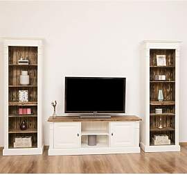TV-Wohnwand im Landhausstil (3-teilig)