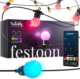 Twinkly Festoon 20 LED RGB, Lichterkette mit 20