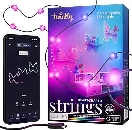 Twinkly Strings USB-C Hearts 200 LED,