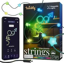 Twinkly Strings USB-C Star 200 LED, Sternförmige