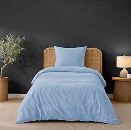 Twinzen Bettwäsche 140x200 cm Blau - Bettbezug