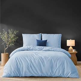 Twinzen Bettwäsche 220x240 cm Blau - Bettbezug