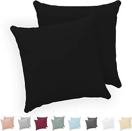 Twinzen® Kissenbezug 80x80 (2er-Set) - 100%