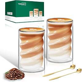 twoant Latte Macchiato Twill Doppelwandige Gläser 