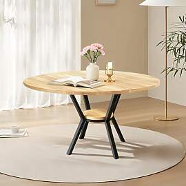 TWSOUL Esstisch Rund für 2–4 Personen,