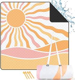 TXBOBECO Picknickdecke 200x200cm XXL, Stranddecke