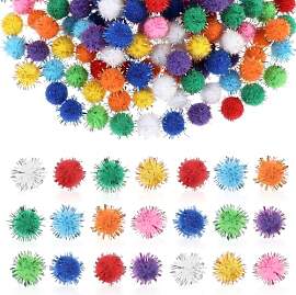 Tyqour 250 Stück Bunte Pompons Zum Basteln