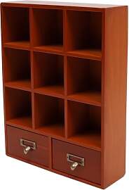 Tyvotrend Hängevitrine Sammlervitrine aus Holz,