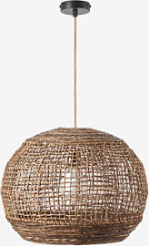 Udane Außenhängelampe Natürlich - Schwarz & 