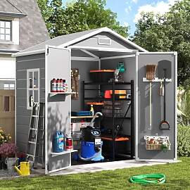 UDPATIO Gartenhaus wetterfest 183 x 137 x 210 cm,