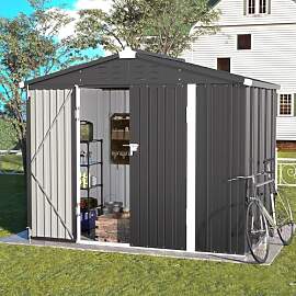 UDPATIO Metall Gartenhaus mit 7 m³, Pultdach -