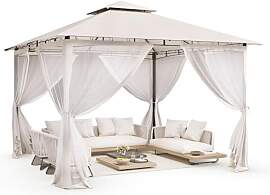 UDPATIO Pavillon 3,35x3,35m Wasserdicht Stabil