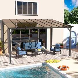 UDPATIO Terrassenüberdachung Borneo 4.2x3 m mit