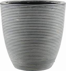Übertopf Marlene in Schwarz  Ø ca. 15cm