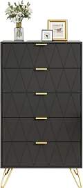 UEV Kommode mit 5 Schublanden, 60 x 34 x 110cm,