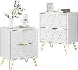 UEV Nachttisch 2er Set, Nachtschrank mit
