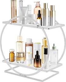UHDUIG Makeup Organizer 2 stöckig Hautpflege