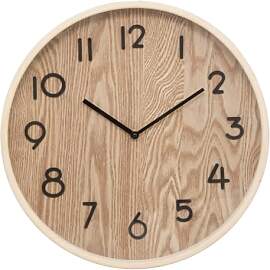 Uhr Ivana, Holz und Glas, d38 cm - Atmosphera