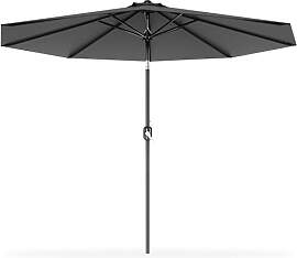 UISEBRT 300cm Sonnenschirm Alu Neigbar mit