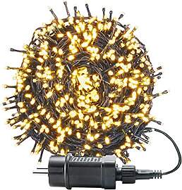 UISEBRT 50m 500 LED Lichterkette Außen Innen