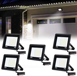 UISEBRT 5x100W LED Strahler Außenstrahler