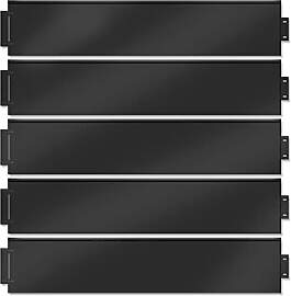 UISEBRT Rasenkante Metall 5m 100 x 18cm Verzinkt
