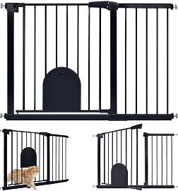 UISEBRT Treppenschutzgitter Türschutzgitter Ohne