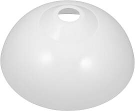 UKCOCO Lampenschirm E27 Ersatz, 29cm Weißer