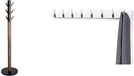 Umbra Flapper Garderobenständer, Schwarz/Walnuss