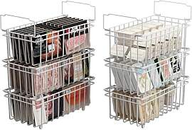 UMDONX 6 StüCk Gefriertruhe Korb, Metall