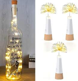 UMIWE Flaschenlichter, über USB wiederaufladbare