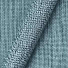 Umtiti Blaue Grassweave-Tapete zum Abziehen und