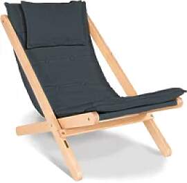 Unbehandelter Liegestuhl Woodman Allegro