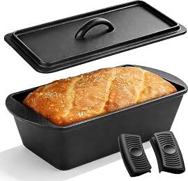 unbholkk Brotbackform Mit Deckel, 28cm