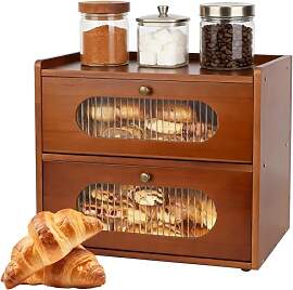 unbholkk Brotkasten Holz für