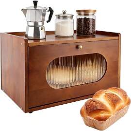 unbholkk Brotkasten Holz für