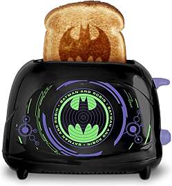 Uncanny Brands DC Comics Batman Game Over Toaster