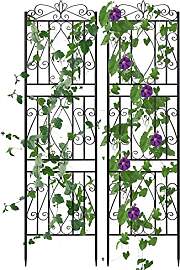 unho Rankgitter 2er Set Metall: 182 x 50 cm,