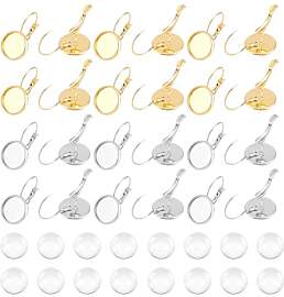 UNICRAFTALE 40 Sets 2 Farben DIY Cabochon Rohlinge 