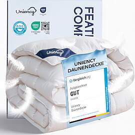 Uniency Daunendecke 135x200 Winter Extra Warm 100% 