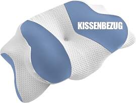 Uniency Kissenbezug für Memory Foam Kissen (Blau)