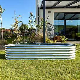 UNIGARDIA Hochbeet aus Metall 240x60x43 cm -
