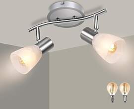 Unikcst 2 Flammig LED Deckenleuchte E14