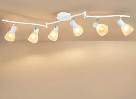 Unikcst E14 Deckenstrahler 6 Flammig, Deckenlampe